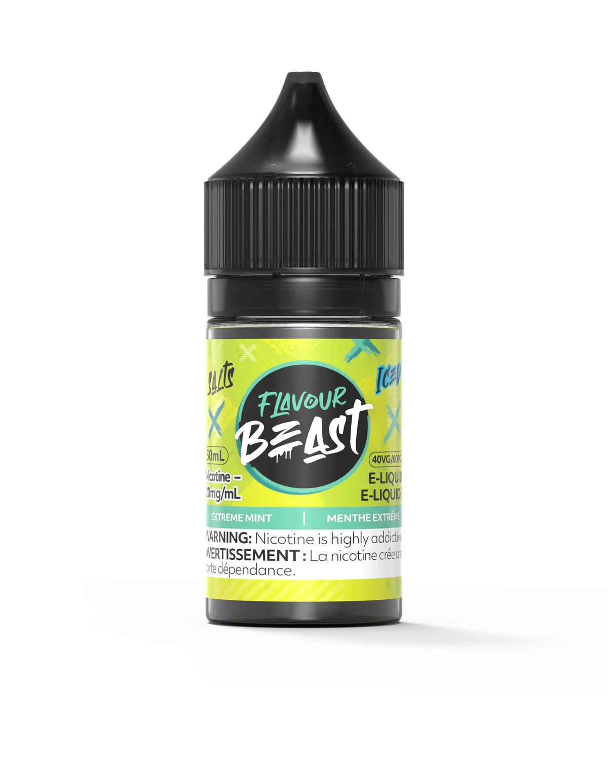 FLAVOUR BEAST E-LIQUID 30ML- EXTREME MINT ICED