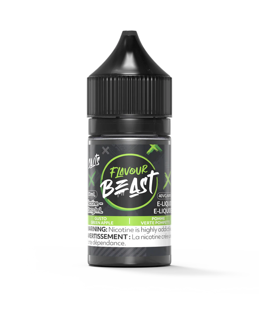 FLAVOUR BEAST E-LIQUID 30ML - GUSTO GREEN APPLE