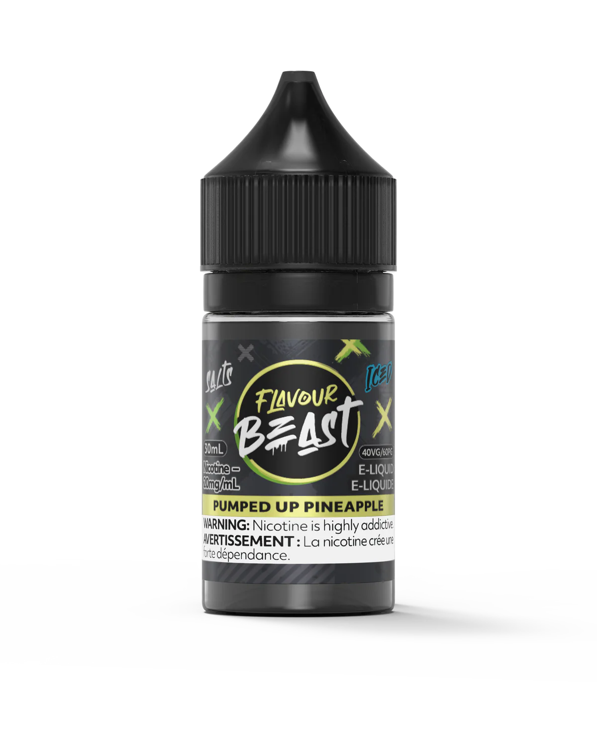 FLAVOUR BEAST E-LIQUID 30ML - PUMPED UP PINEAPPLE ICED