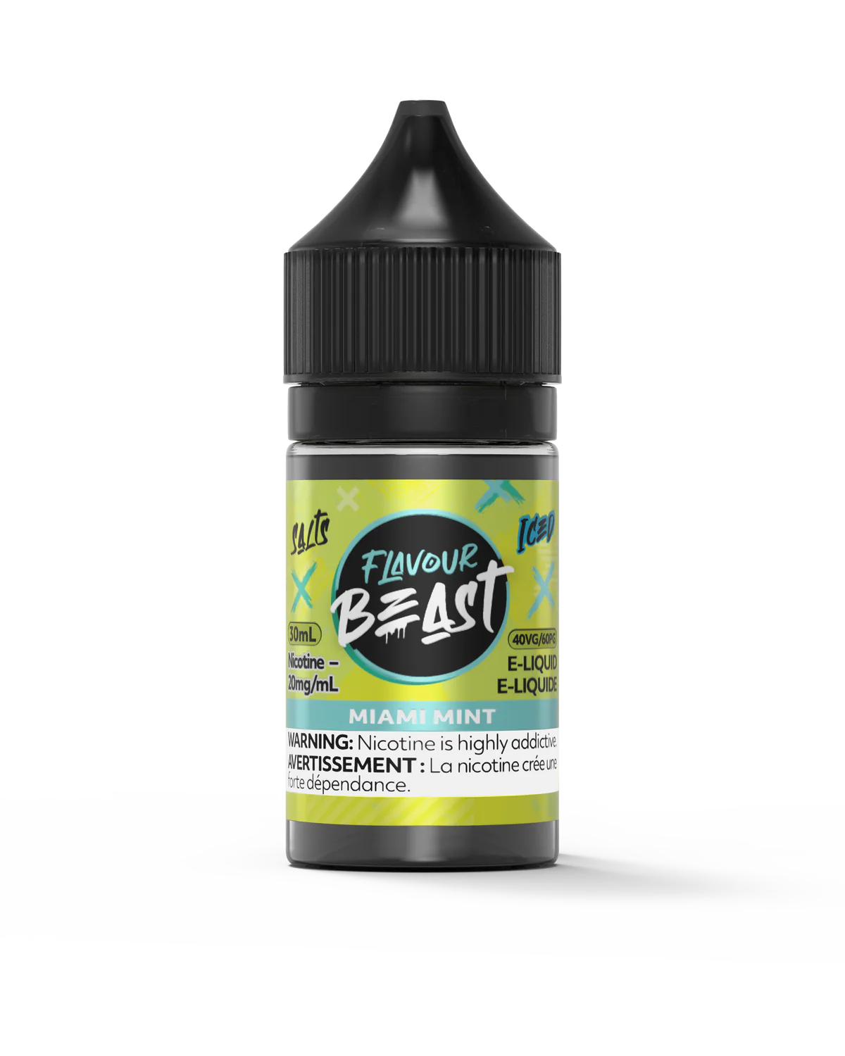 FLAVOUR BEAST E-LIQUID 30ML - MIAMI MINT ICED