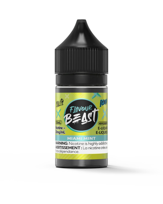 FLAVOUR BEAST E-LIQUID 30ML - MIAMI MINT ICED