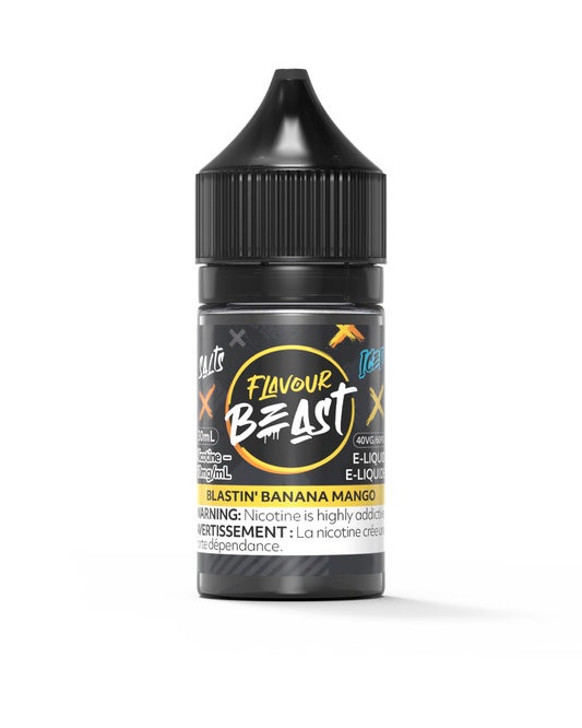 FLAVOUR BEAST E-LIQUID 30ML- BLASTIN' BANANA MANGO ICED