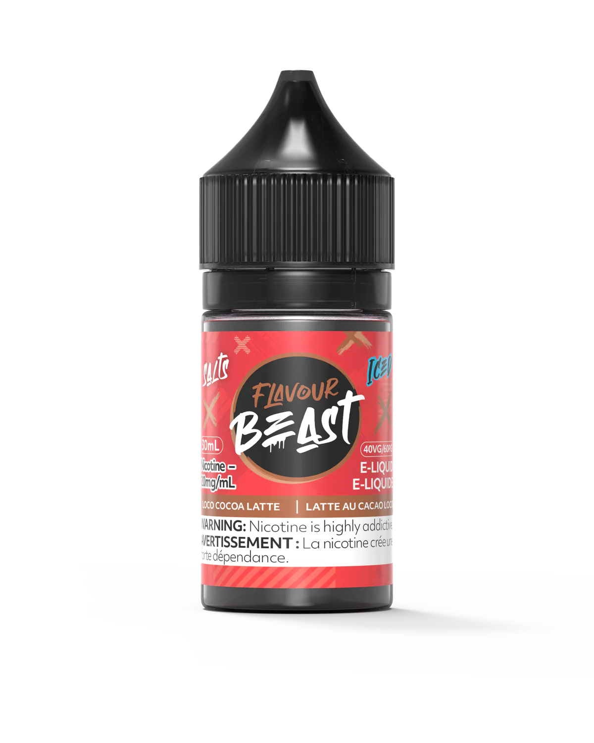 FLAVOUR BEAST E-LIQUID 30ML - LOCO COCOA LATTE ICED