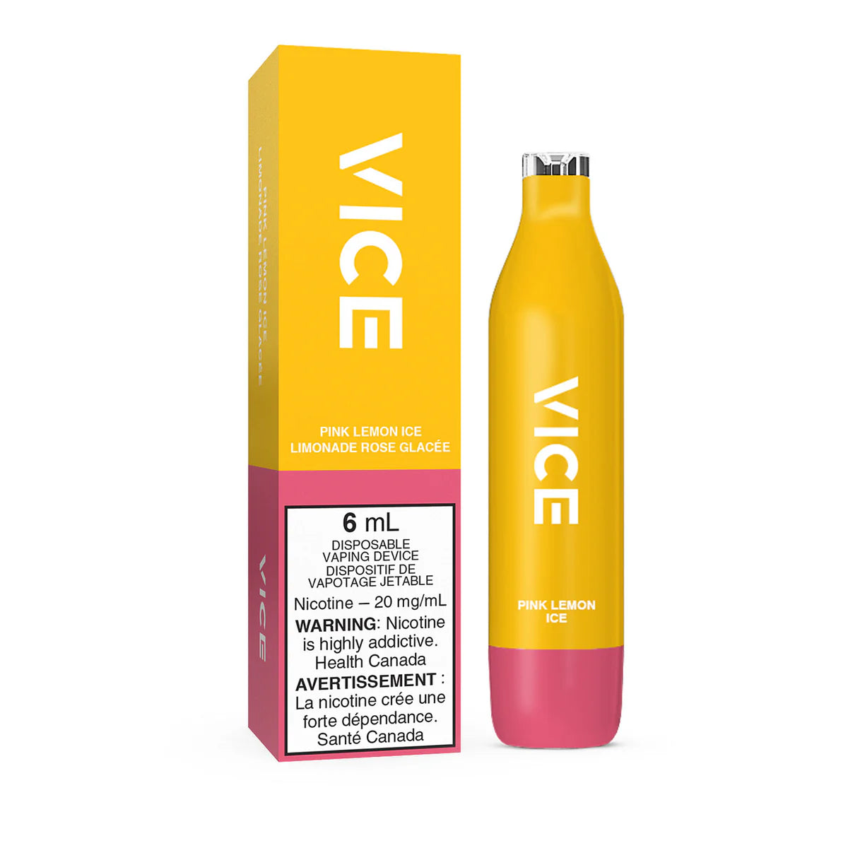 VICE 2500 DISPOSABLE VAPE - PINK LEMON ICE