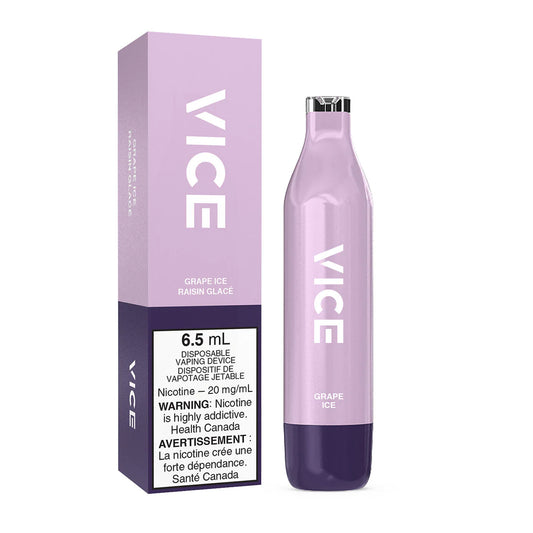 VICE 2500 DISPOSABLE VAPE - GRAPE ICE