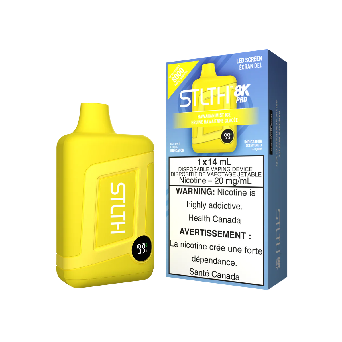 STLTH 8K PRO DISPOSABLE VAPE - HAWAIIAN MIST ICE