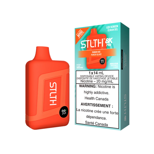 STLTH 8K PRO DISPOSABLE VAPE - PUNCH ICE