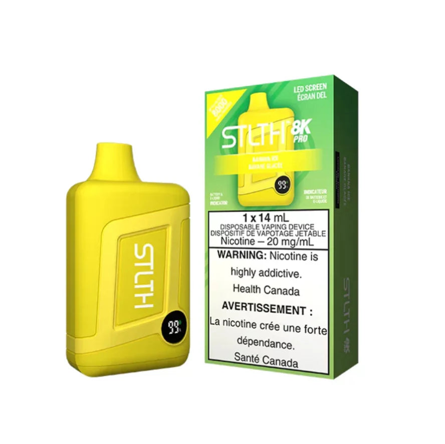 STLTH 8K PRO DISPOSABLE VAPE - BANANA ICE