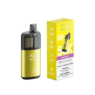 Allo Nuud 50K Disposable Vape 20mg | Banana Ice