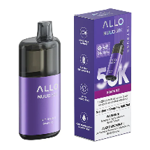 Allo Nuud 50K Disposable Vape 20mg | Grape Ice